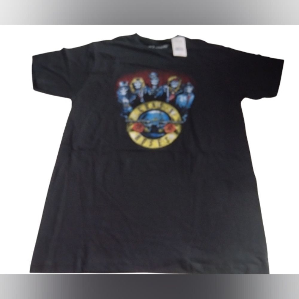 Bravado Black Guns N Roses Graphic Tee Size L New